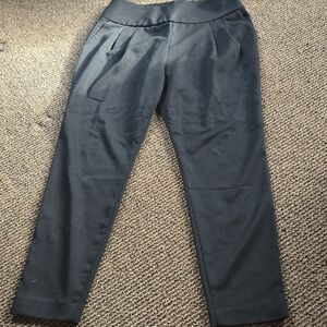 Bebe Classic Black Dress Pants With Pleats Around Waist